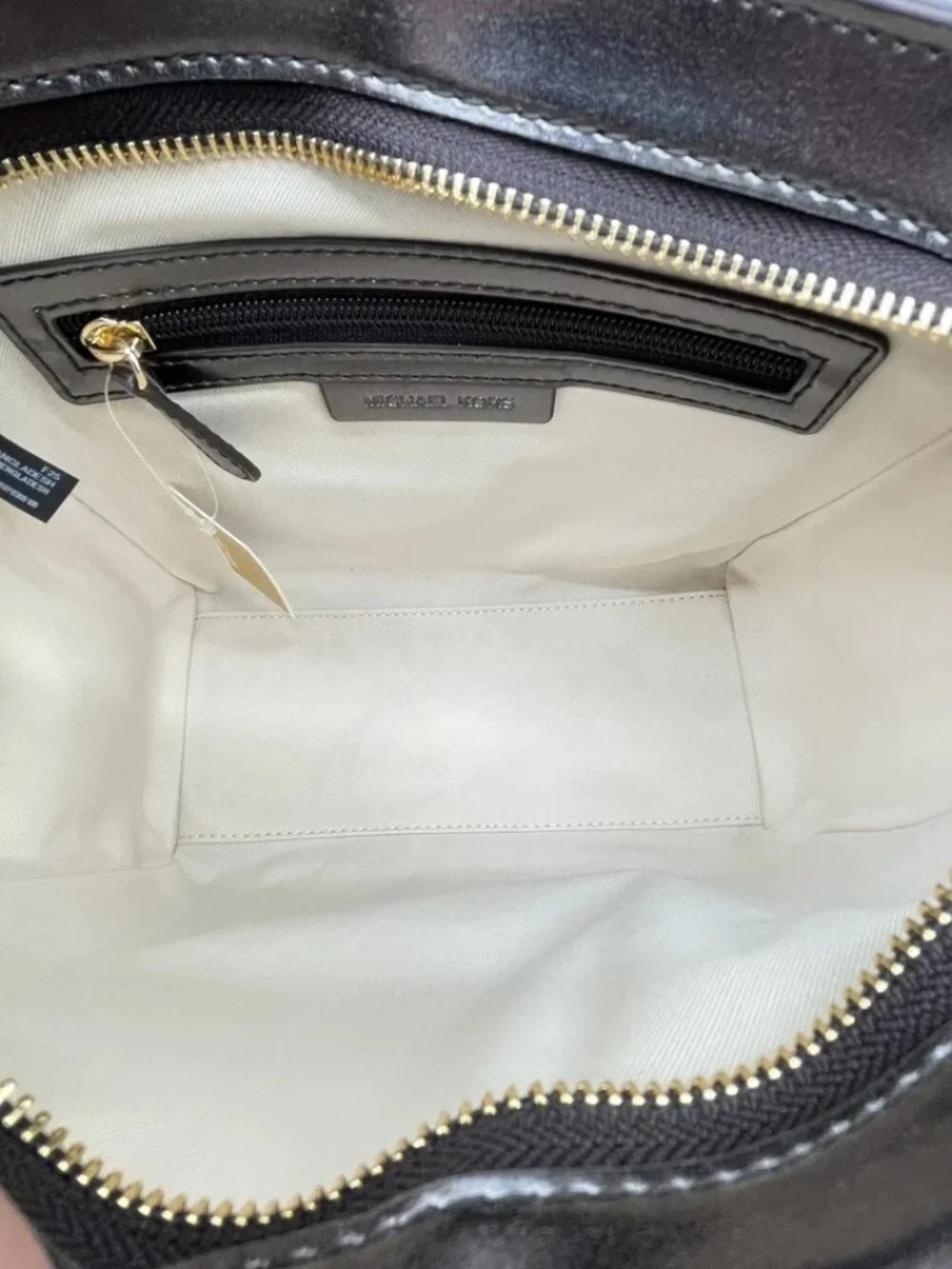 Michael Kors Womens Taryn Small Tote Crossbody Bag Canvas Chocolate - Picture 5 of 12